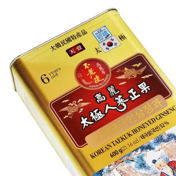 Thái Cực Sâm Tẩm Mật Ong Daedong 600g Thái Cực Sâm Tẩm Mật Ong Daedong 600g