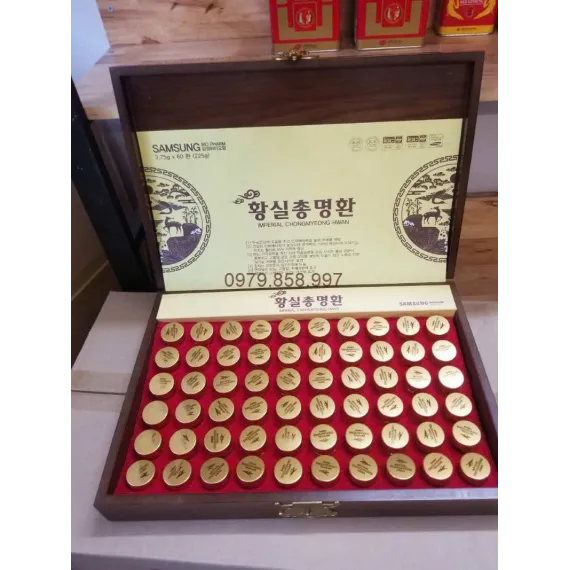 Viên bổ não Hoàng Gia Bio Pharm ChongMyeong Hwan 3,75g x 60 viên Hàn Quốc Viên bổ não Hoàng Gia Bio Pharm ChongMyeong Hwan 3,75g x 60 viên Hàn Quốc
