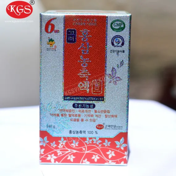 Cao hồng sâm ánh bạc gold KGS Hàn Quốc 240g