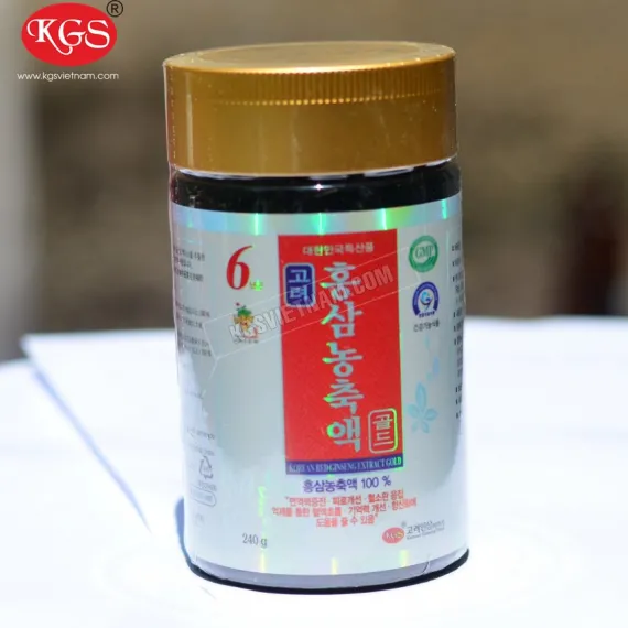 Cao hồng sâm ánh bạc gold KGS Hàn Quốc 240g