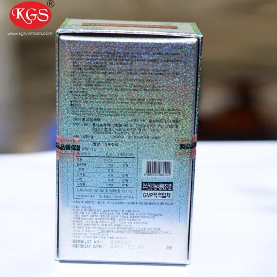 Cao hồng sâm ánh bạc gold KGS Hàn Quốc 240g