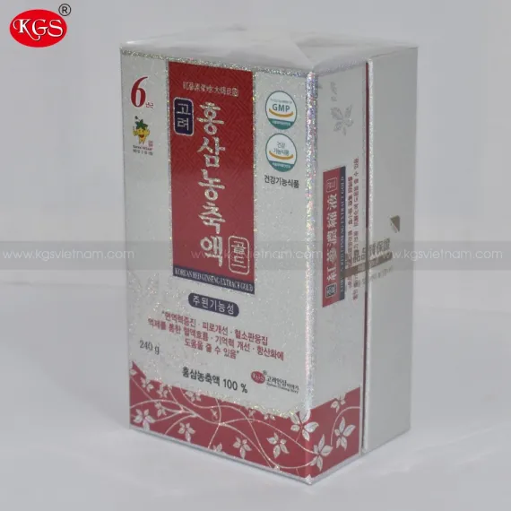 Cao hồng sâm ánh bạc gold KGS Hàn Quốc 240g