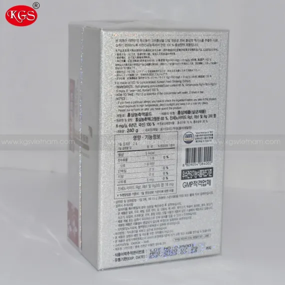 Cao hồng sâm ánh bạc gold KGS Hàn Quốc 240g