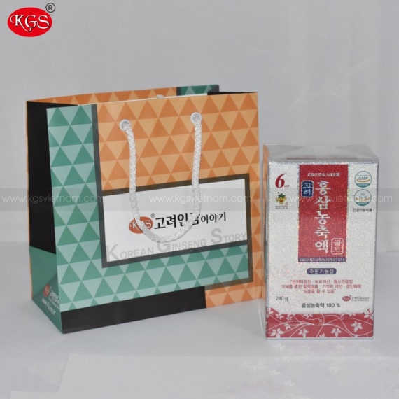 Cao hồng sâm ánh bạc gold KGS Hàn Quốc 240g
