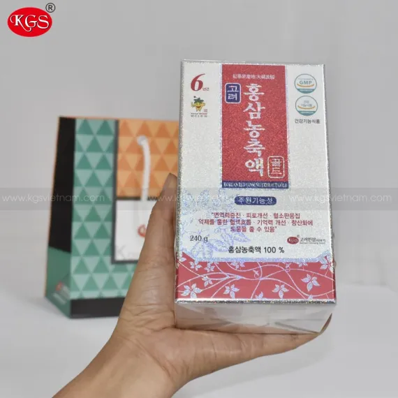 Cao hồng sâm ánh bạc gold KGS Hàn Quốc 240g