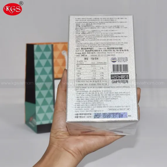 Cao hồng sâm ánh bạc gold KGS Hàn Quốc 240g