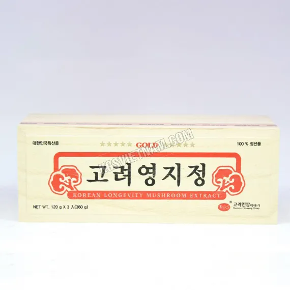 Cao linh chi hộp gỗ KGS Hàn Quốc