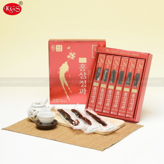 Hồng sâm củ tẩm mật ong KGS Hàn Quốc KGS 50g x 6