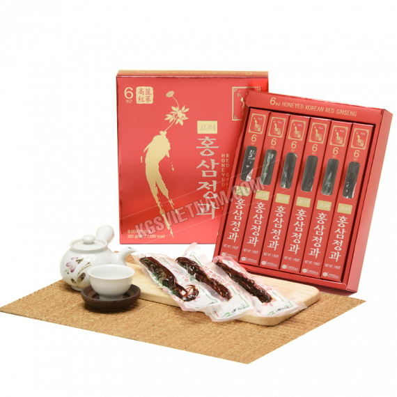 Hồng sâm củ tẩm mật ong KGS Hàn Quốc KGS 50g x 6