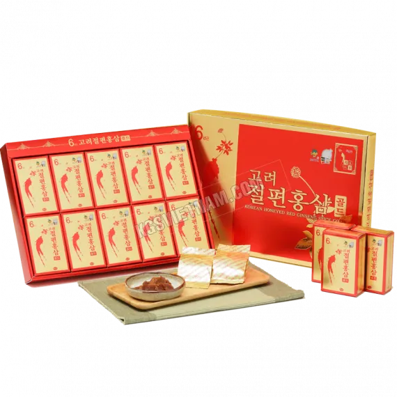 Hồng sâm lát tẩm mật ong KGS Hàn Quốc 20g x 10 gói