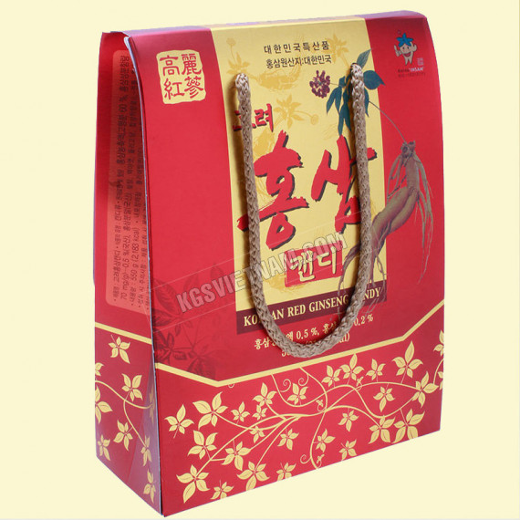 Kẹo hồng sâm túi xách KGS Hàn Quốc 550g