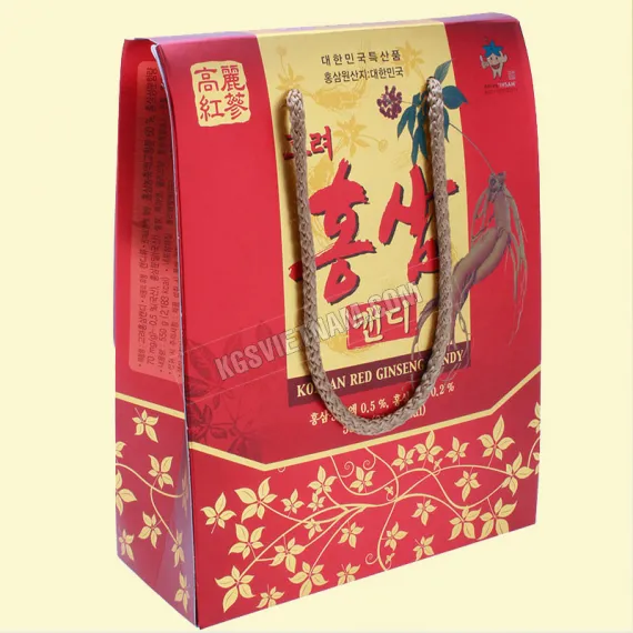 Kẹo hồng sâm túi xách KGS Hàn Quốc 550g Kẹo hồng sâm túi xách KGS Hàn Quốc 550g