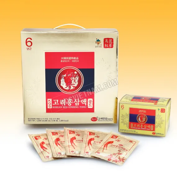 Nước hồng sâm KGS Hàn Quốc 60 gói 4800ml