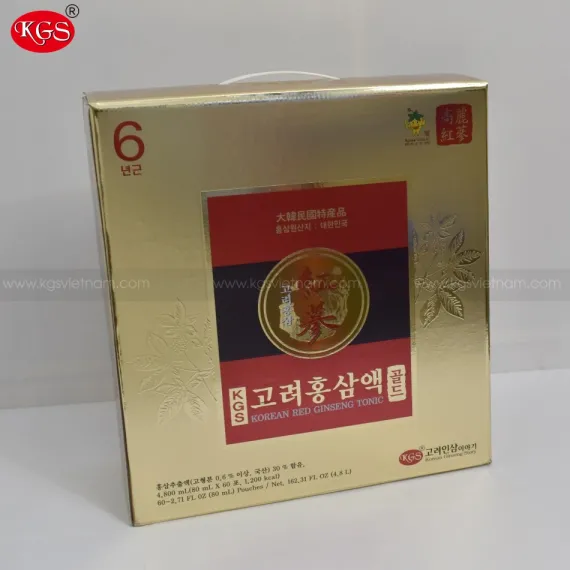 Nước hồng sâm KGS Hàn Quốc 60 gói 4800ml