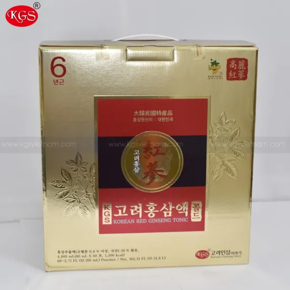 Nước hồng sâm KGS Hàn Quốc 60 gói 4800ml