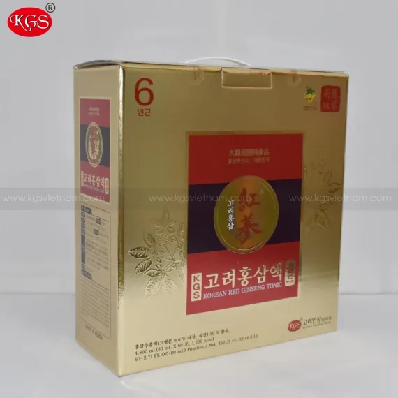 Nước hồng sâm KGS Hàn Quốc 60 gói 4800ml