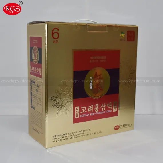 Nước hồng sâm KGS Hàn Quốc 60 gói 4800ml