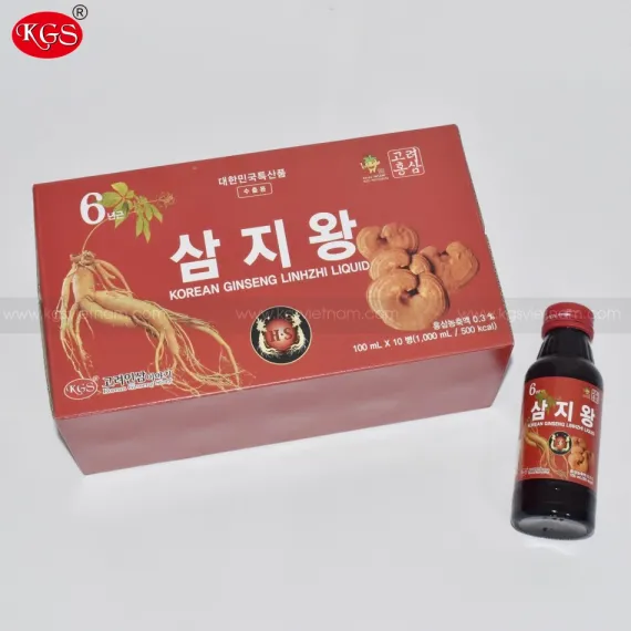 Nước hồng sâm linh chi KGS Hàn Quốc 1000ml Nước hồng sâm linh chi KGS Hàn Quốc 1000ml