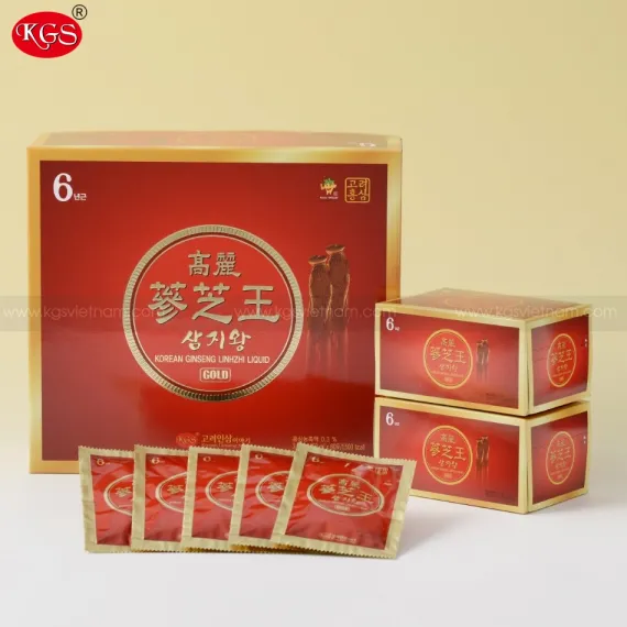 Nước hồng sâm linh chi KGS Hàn Quốc 60 gói