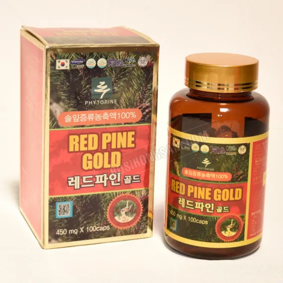Tinh dầu thông đỏ Hàn Quốc Red Pine Gold 500mg x 100 viên