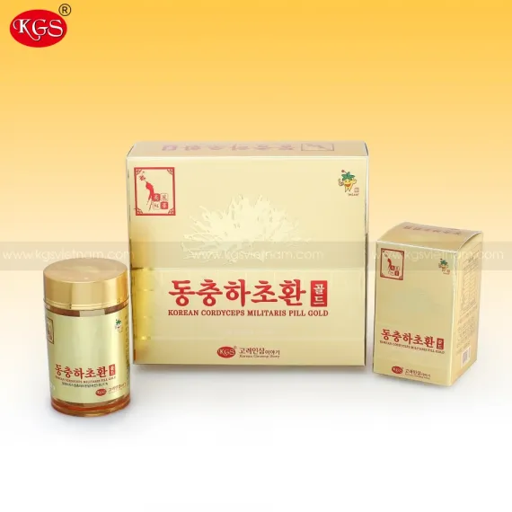 Viên đông trùng hạ thảo KGS Hàn Quốc 100g x 2 lọ
