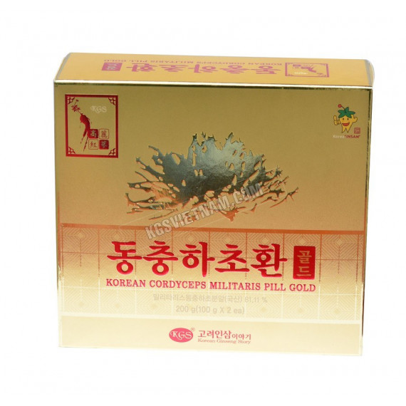 Viên đông trùng hạ thảo KGS Hàn Quốc 100g x 2 lọ