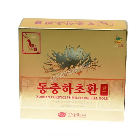 Viên đông trùng hạ thảo KGS Hàn Quốc 100g x 2 lọ