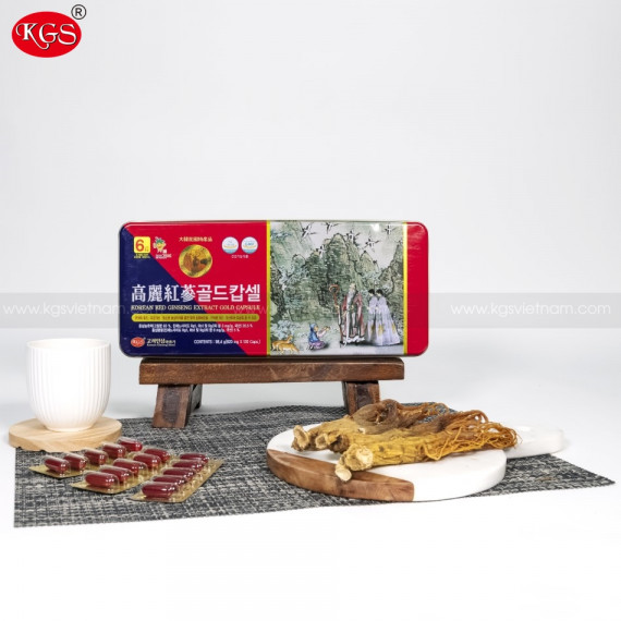 Viên sâm nhung linh chi cao cấp KGS Hàn Quốc 98.4g 830mg x 120 viên