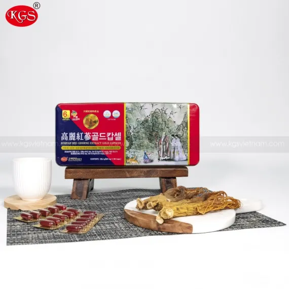 Viên sâm nhung linh chi cao cấp KGS Hàn Quốc 98.4g 830mg x 120 viên