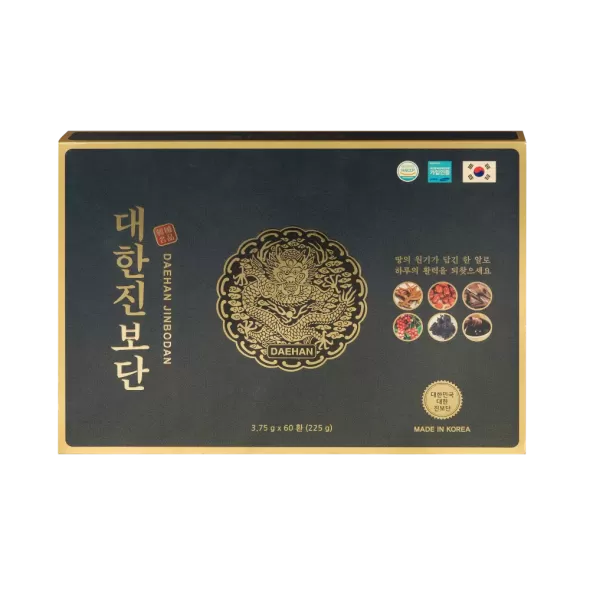 An Cung Chính Phủ Hàn Quốc Rồng Vàng Daehan Jinbodan 3,75g x 60 Viên