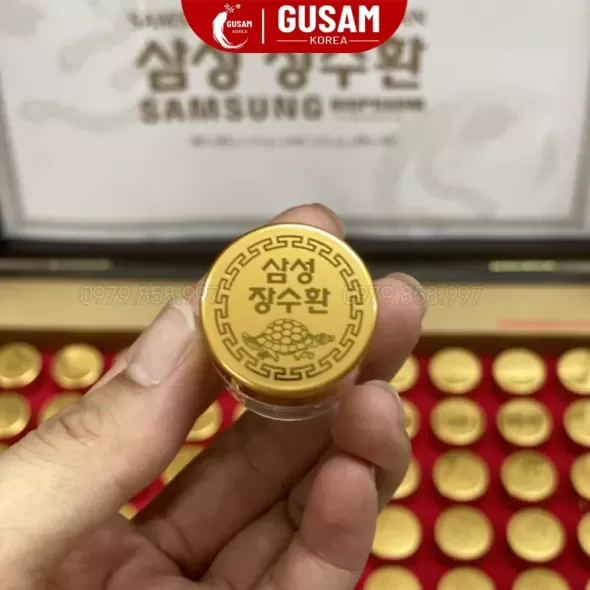 An Cung Trầm Hương Samsung Jangsoo Hwan Hàn Quốc 3,75g x 60 Viên