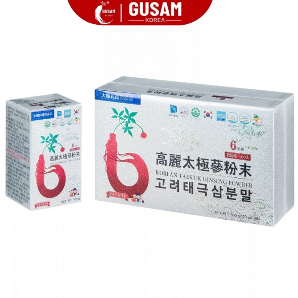 Bột Thiên Sâm Chính Phủ Hàn Quốc Premium 100g x 3 lọ