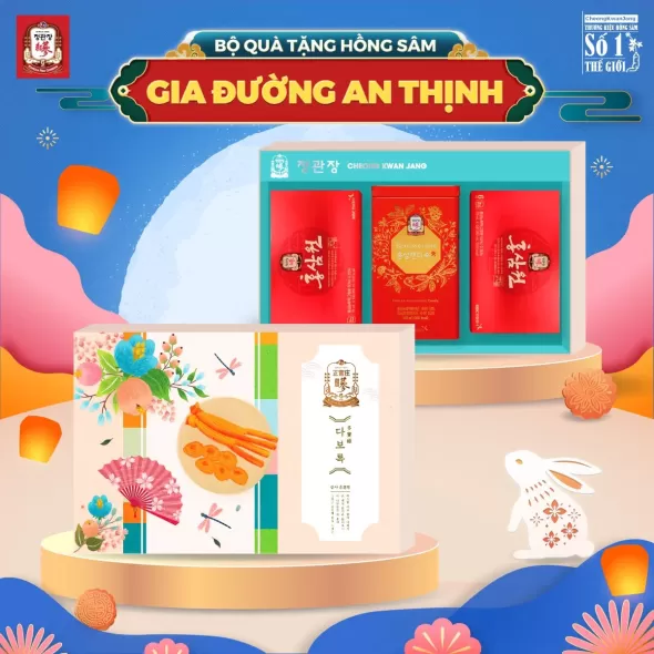 Hộp Quà Tặng Hồng Sâm Cao Cấp KGC GIA ĐƯỜNG AN THỊNH