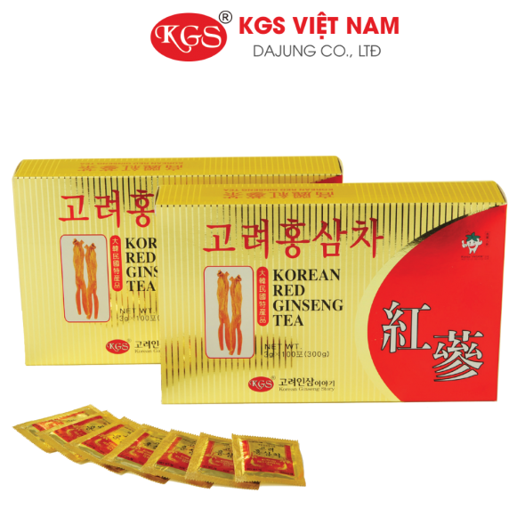 Trà Hồng Sâm KGS Hàn Quốc 3g x 100 gói