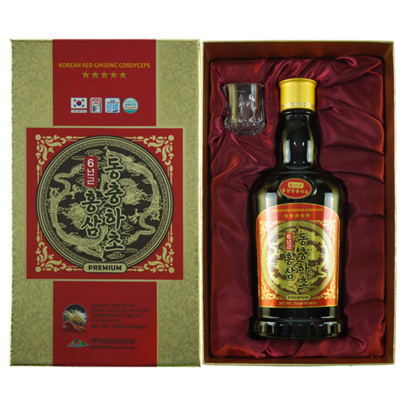 Chiết Xuất Nước Hồng Sâm Đông Trùng Hạ Thảo Chai 720ml