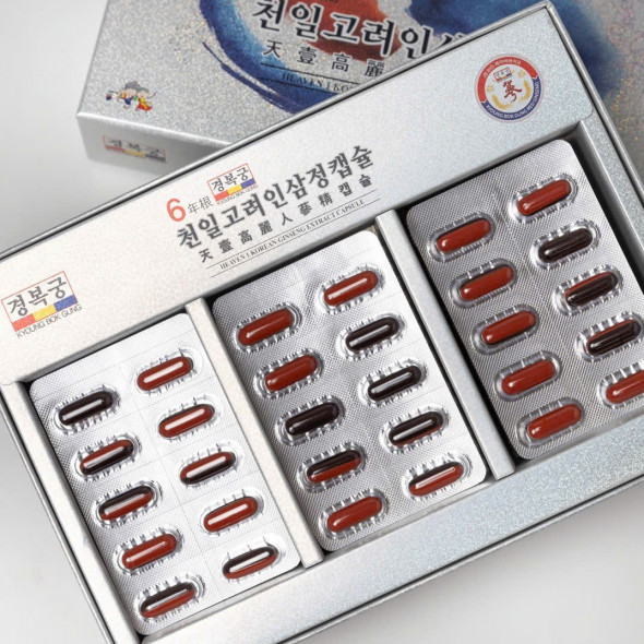 Đạm Thiên Sâm Hàn Quốc 550mg x 120 Viên - Kyoung Bok Gung Red Ginseng