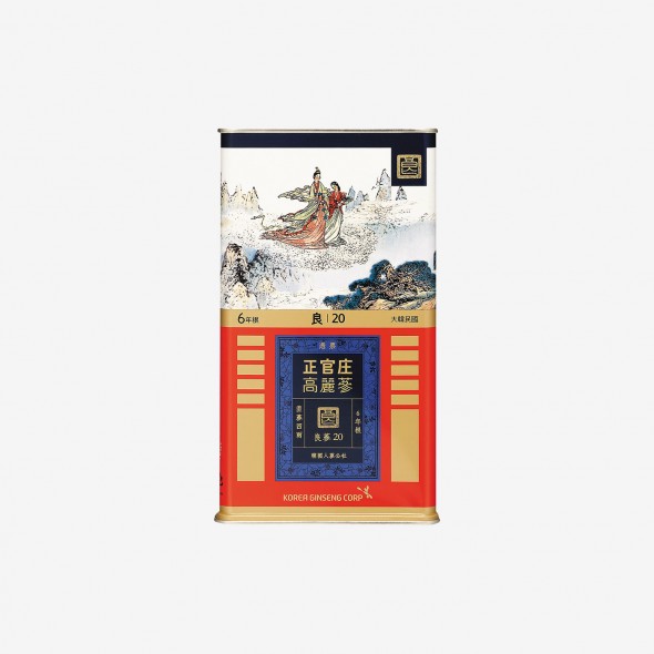 Hồng sâm củ khô KGC Jung Kwan Jang 150g số 20( hộp 7 củ)