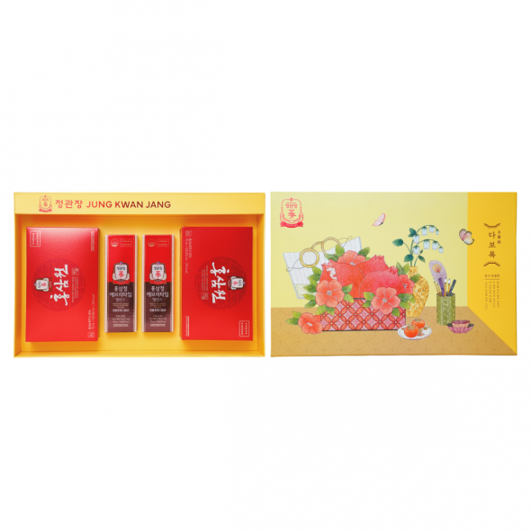 Hộp quà tặng hồng sâm KGC Jung Kwan Jang Lộc Thịnh Gia Khang