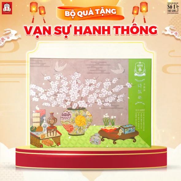 Hộp Quà Tặng Hồng Sâm Cao Cấp KGC Jung Kwan Jang Vạn Sự Hanh Thông