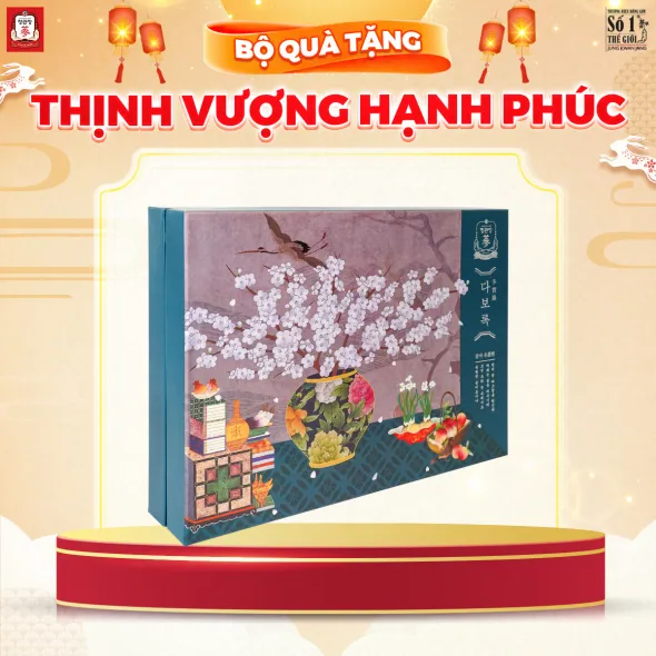 Hộp Quà Tặng Hồng Sâm Cao Cấp KGC Jung Kwan Jang Thịnh Vượng Hạnh Phúc