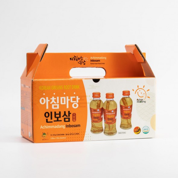 Nước Hồng Sâm Có Củ Achimmadang Inbosam D 120ml x 10 Chai