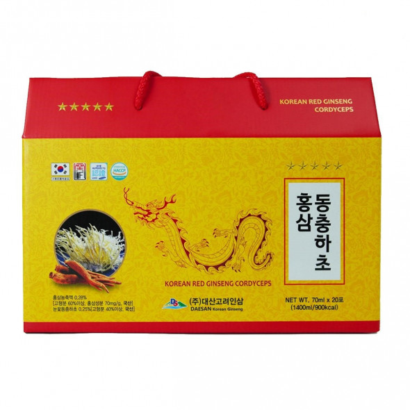 Nước Hồng Sâm Đông Trùng Hạ Thảo Daesan 70ml x 20 Gói