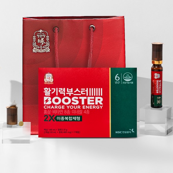Nước hồng sâm Vital Tonic Bosster KGC Jung Kwan Jang 14 ống + 14 viên vitamin tổng hợp