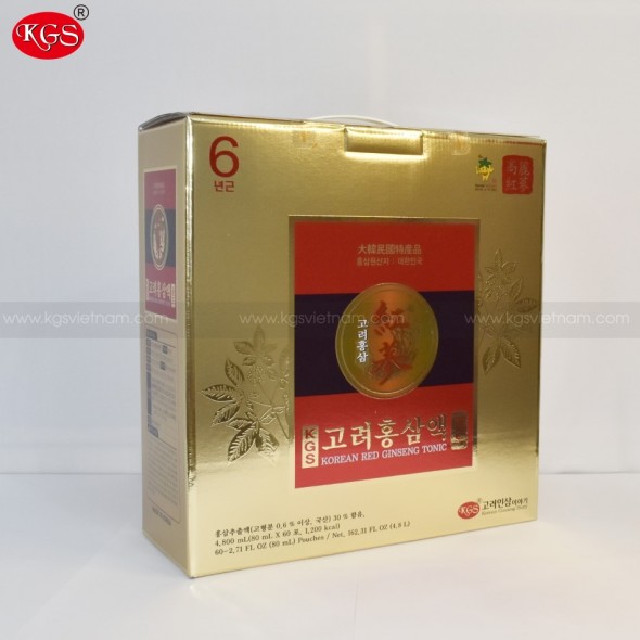 Nước hồng sâm KGS Hàn Quốc 60 gói 4800ml